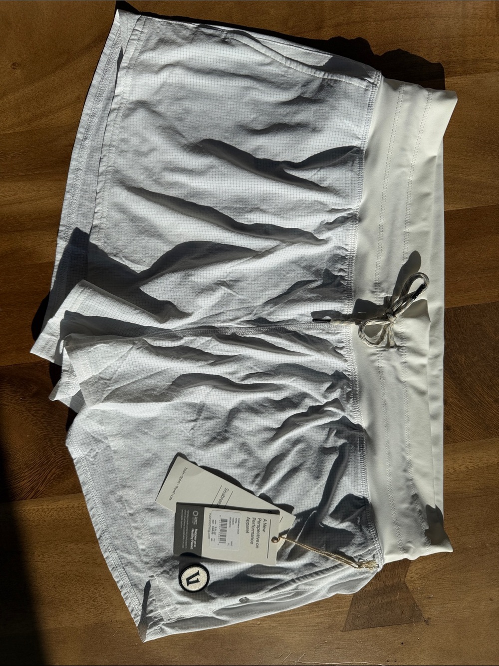 Vuori White Women's Athletic Shorts